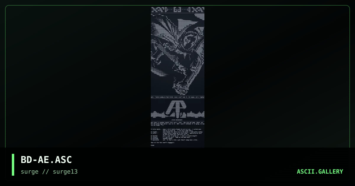 Alien Encounters, by blood, 1997