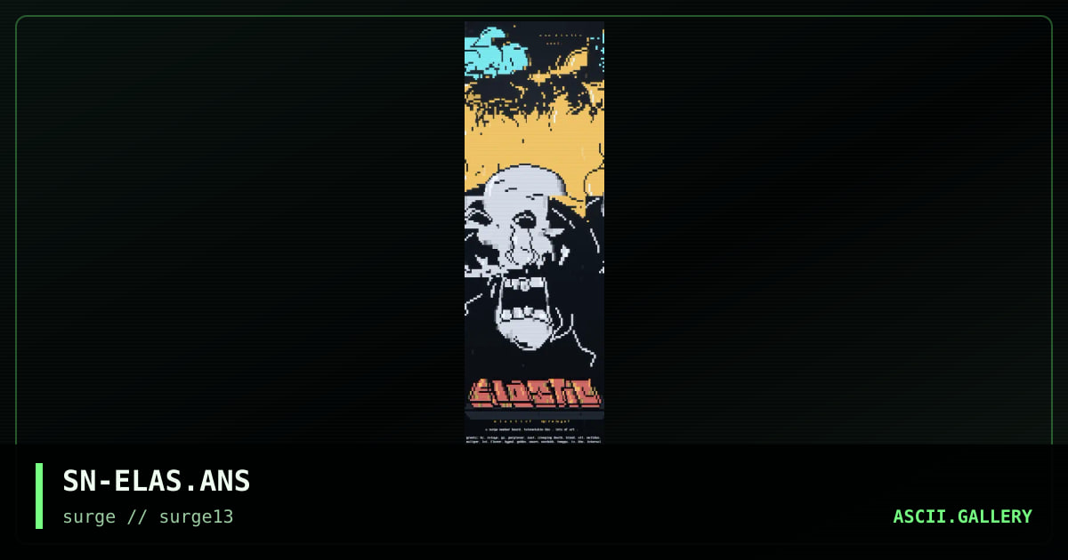 Elastic, by sadistic nightmare, 1997