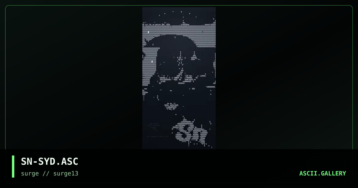 sadistic ascii?@!, by sadistic nightmare, 1997