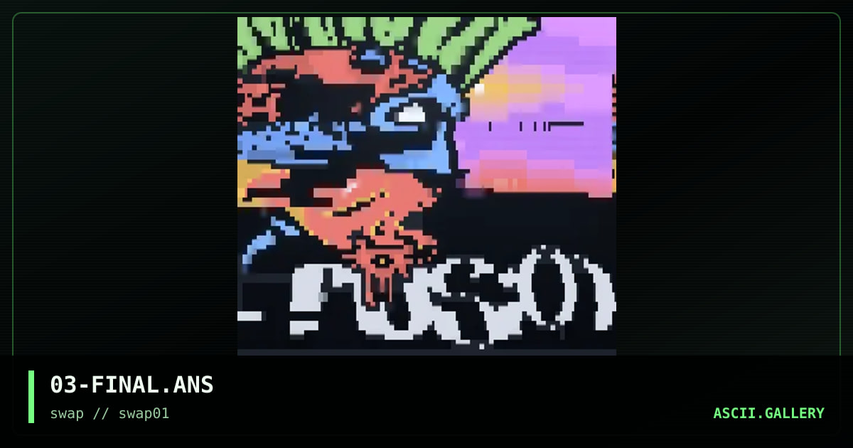 03-FINAL.ANS, by widowmaker, cheeze, filth, defiant, mighty mouse, fonebone, 1996