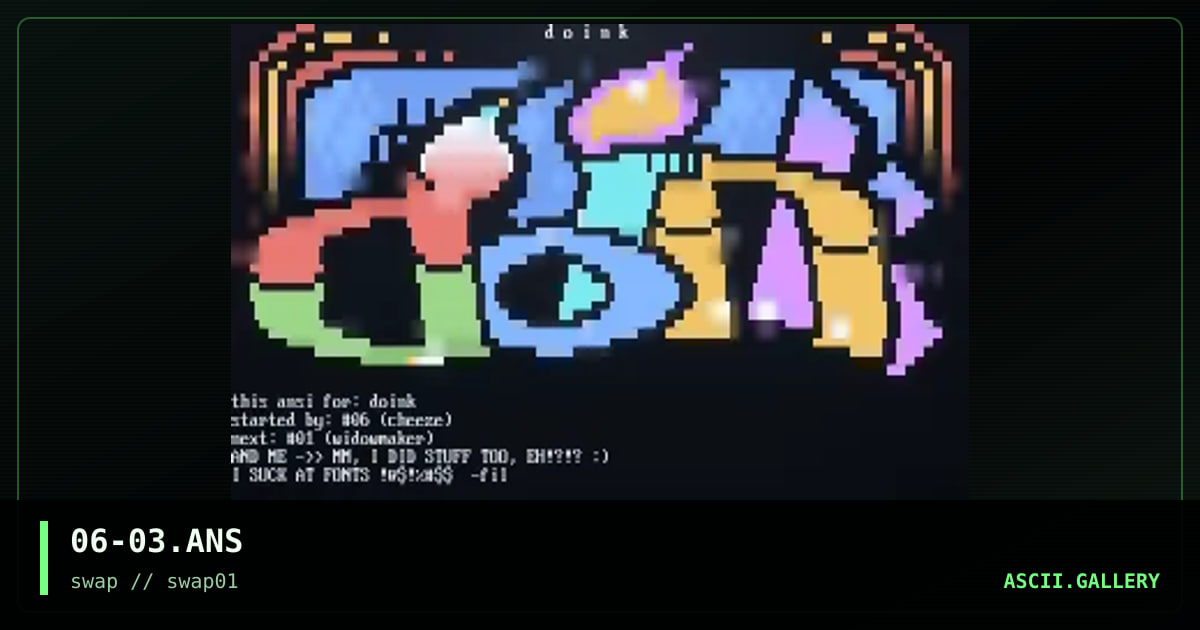 06-03.ANS, by swap, 1996