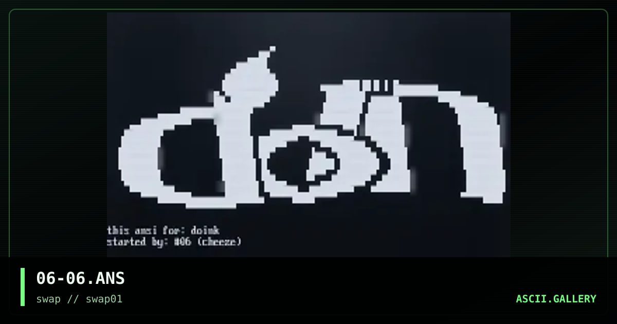 06-06.ANS, by swap, 1996