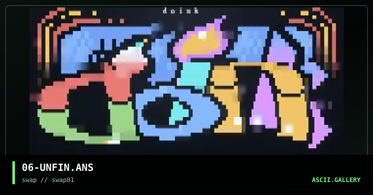 06-UNFIN.ANS, by cheeze, widowmaker, mighty mouse, filth, 1996