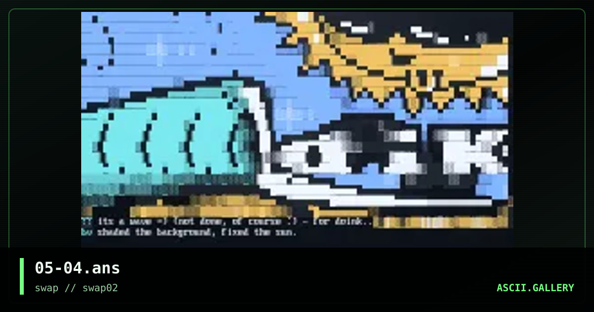 05-04.ans, by swap, 1996