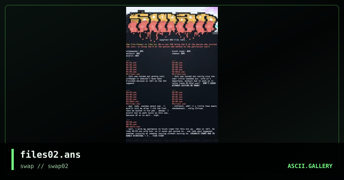 files02.ans, by aoh, 1996
