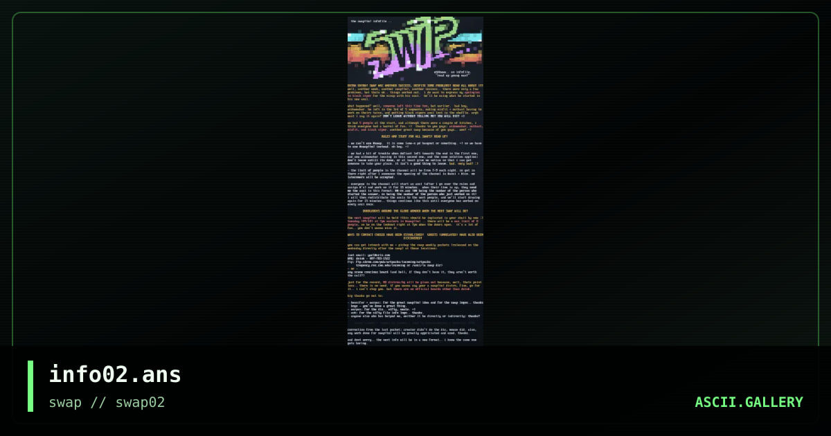 info02.ans, by swap, 1996