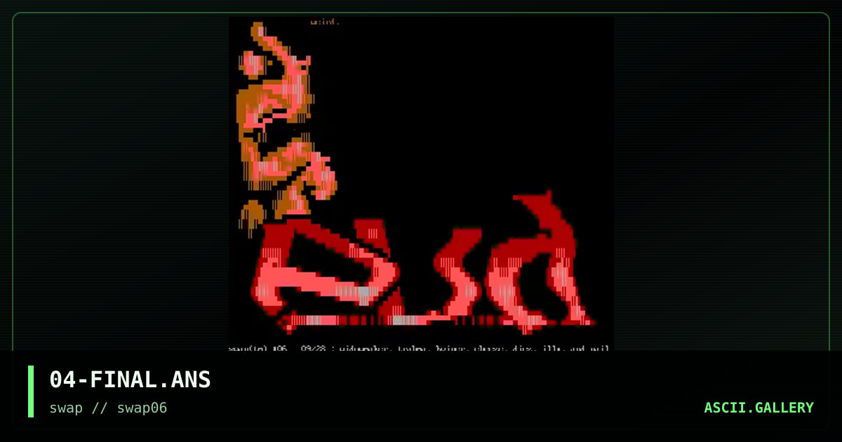 04-FINAL.ANS, by widowmaker, trahma, black viper, cheeze, dieznyik, illusion x, nail, 1996