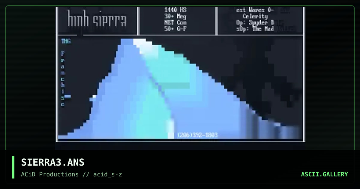 SIERRA3.ANS, by acid, 1990