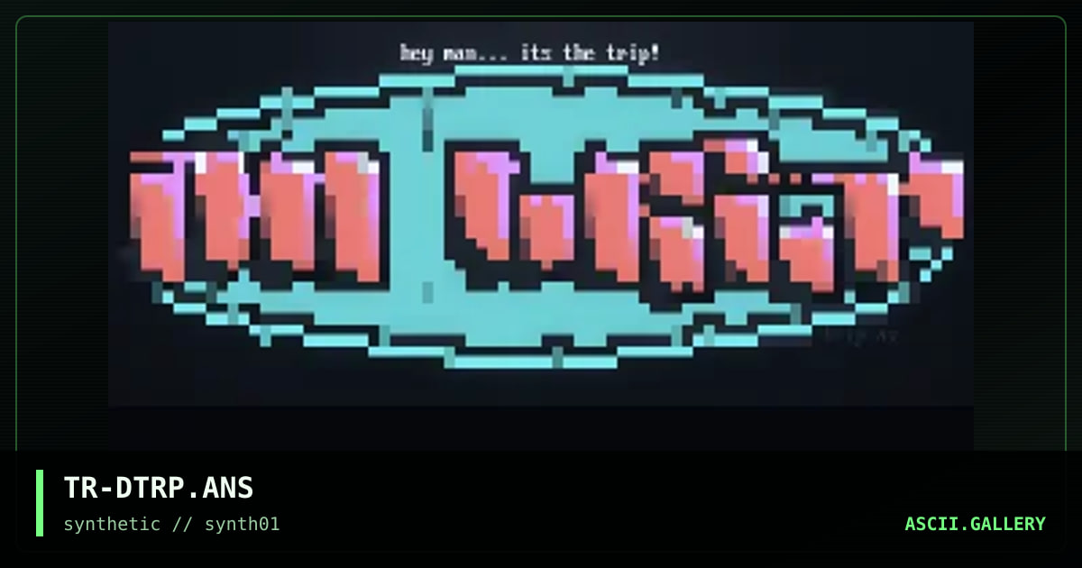 the trip!, by trippah, 1996