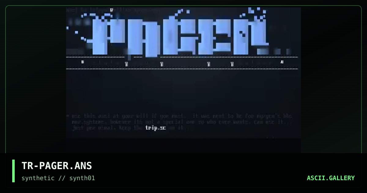 board pager, by trippah, 1996