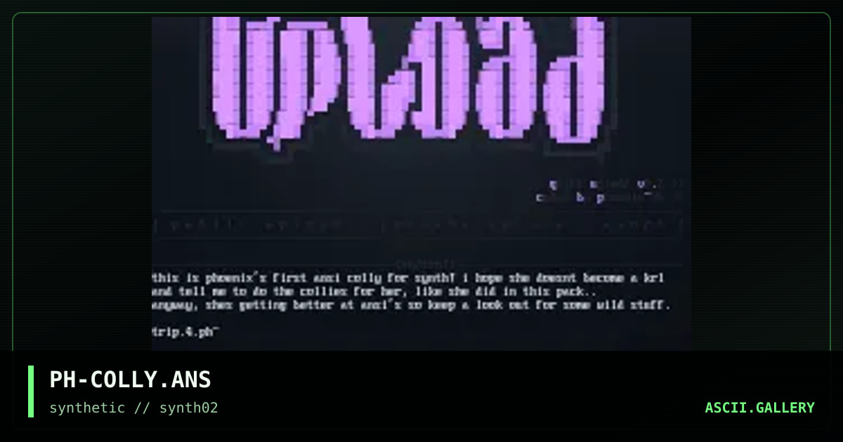 phoenix's.collys!, by phoenix-synth, 1996