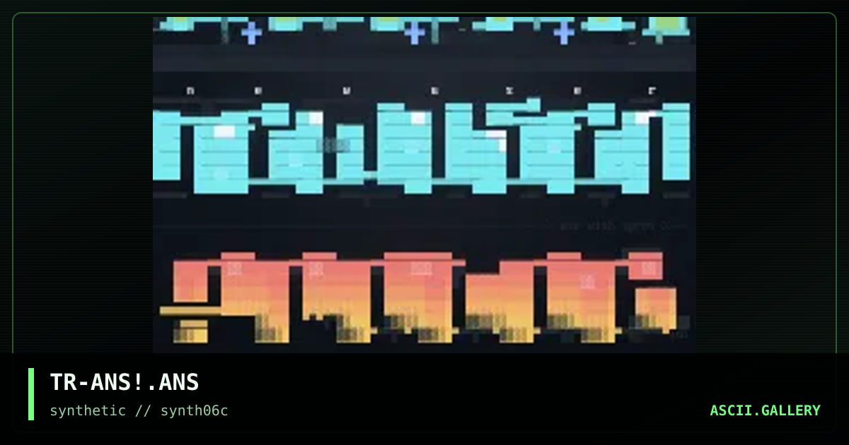 Trippah's Ansi Colly!, by trippah, 1997