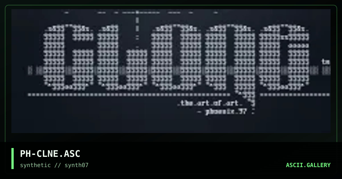 Clone, (tm)!, by phoenix-synth, 1997
