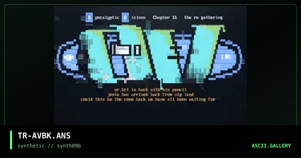 Apoc.Vis "Chapter 16", by trippah, 1997