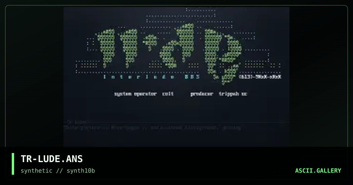 Interlude Intro!, by trippah, 1997