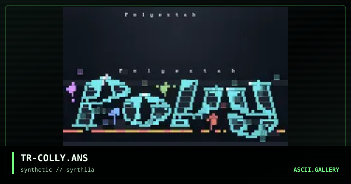 ANSi Colly 12!, by trippah, 1997