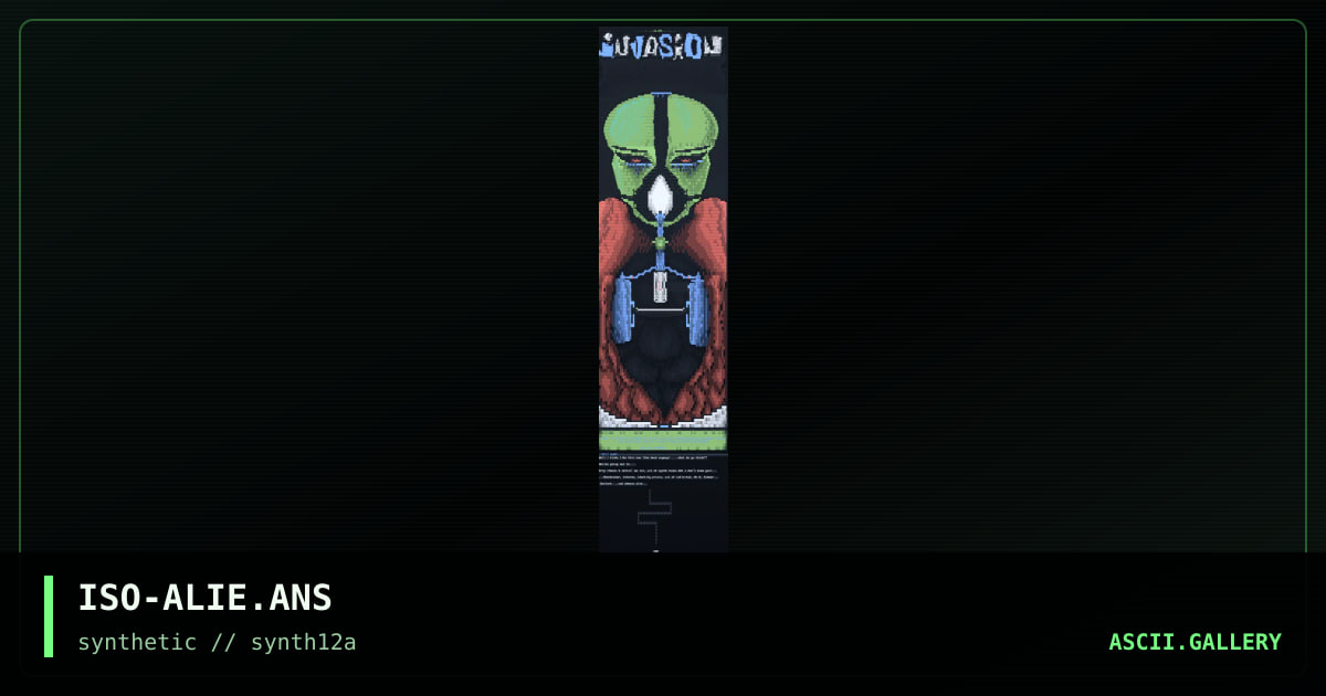 Alien Invαsion, by isotone, 1997