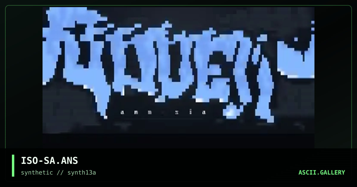 sudden αmnesia!, by isotone, 1997