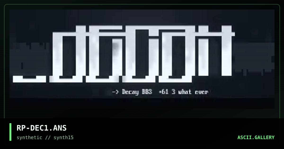 Decay, by rippa, 1997