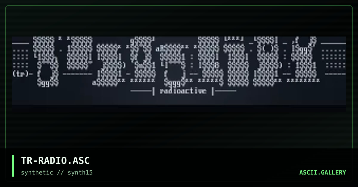 Radioactive Couriers, by trippah, 1997