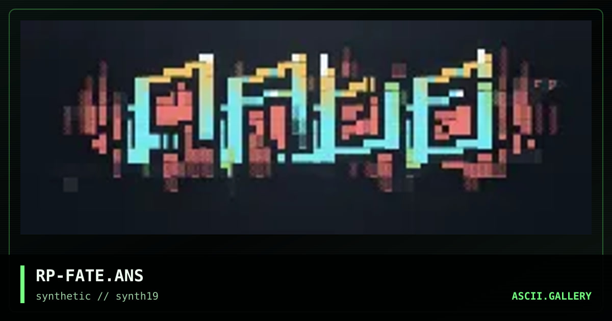 fate - trade with dsoul, by rippa, 1998