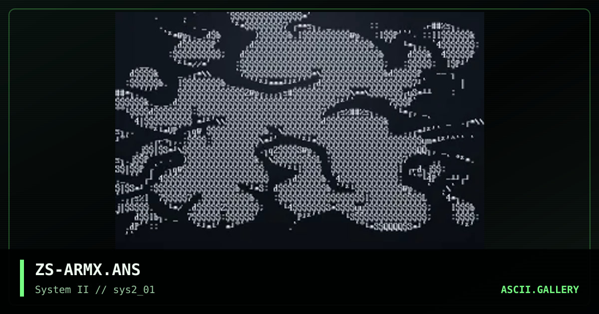 ZS-ARMX.ANS, by zerostar, 1999