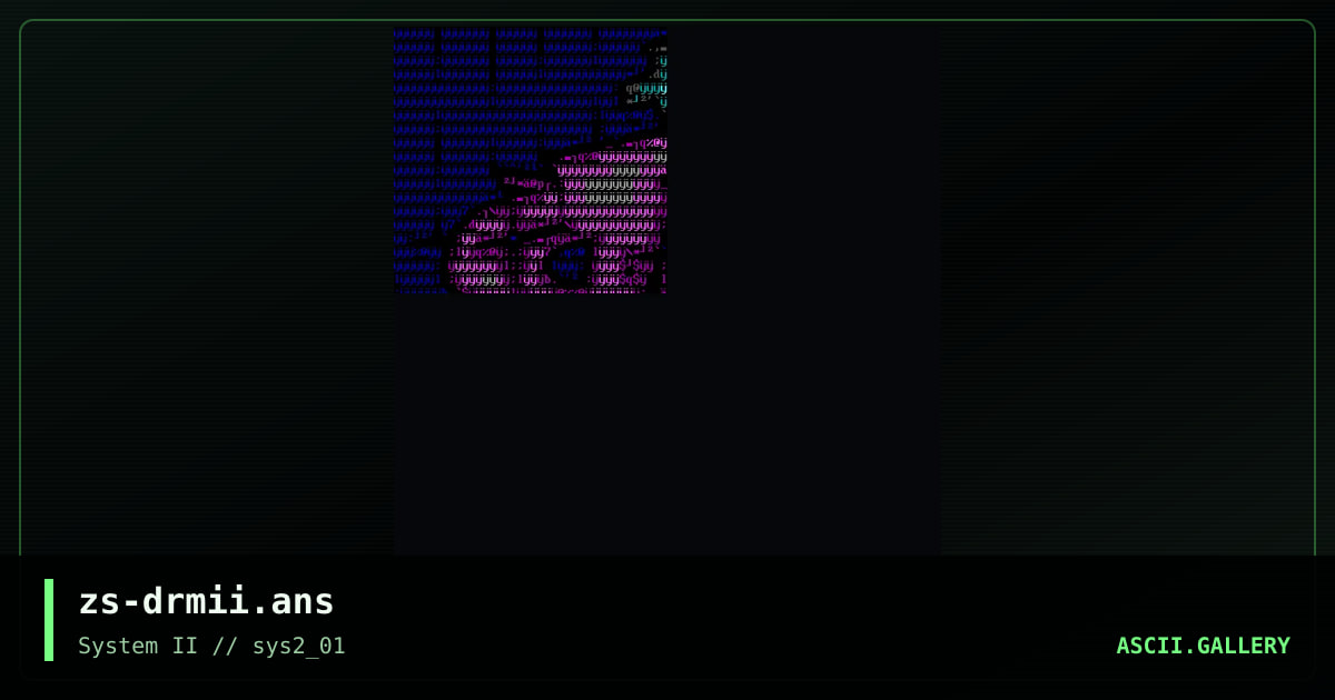 zs-drmii.ans, by zerostar, 1999