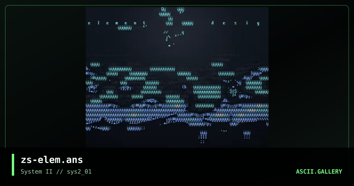 zs-elem.ans, by zerostar, 1999