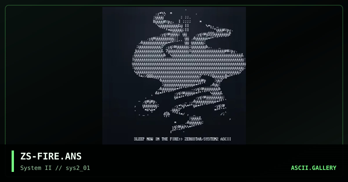 ZS-FIRE.ANS, by zerostar, 1999