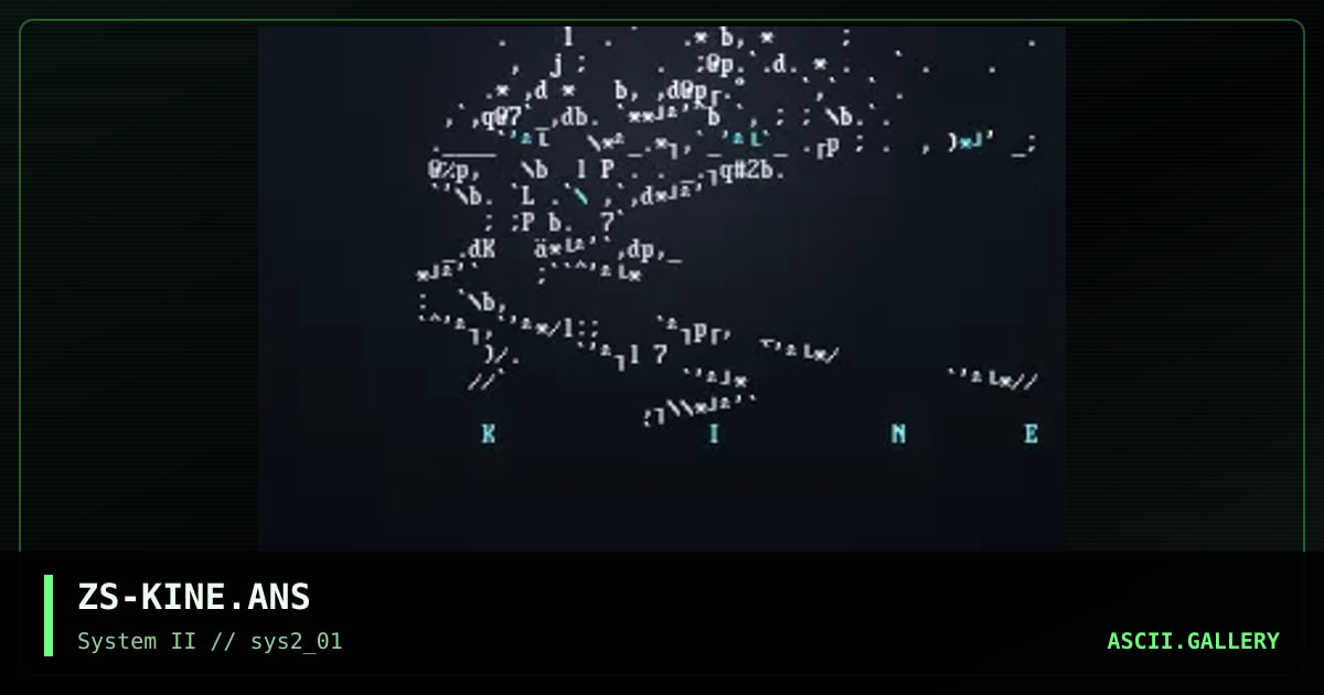 ZS-KINE.ANS, by zerostar, 1999