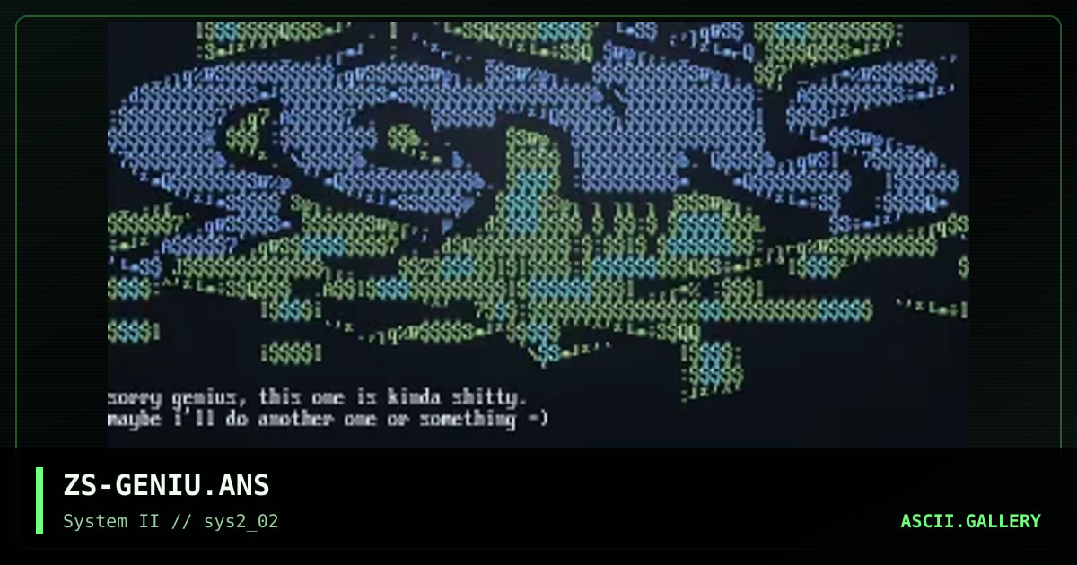ZS-GENIU.ANS, by zerostar, 2000