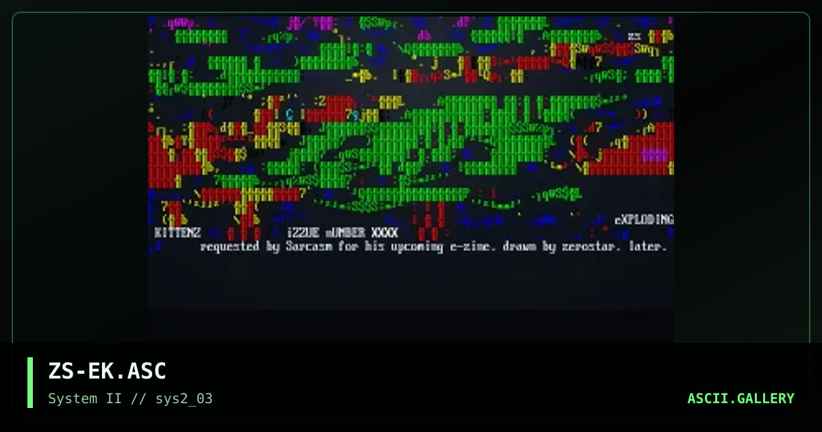 ZS-EK.ASC, by zerostar, 2000