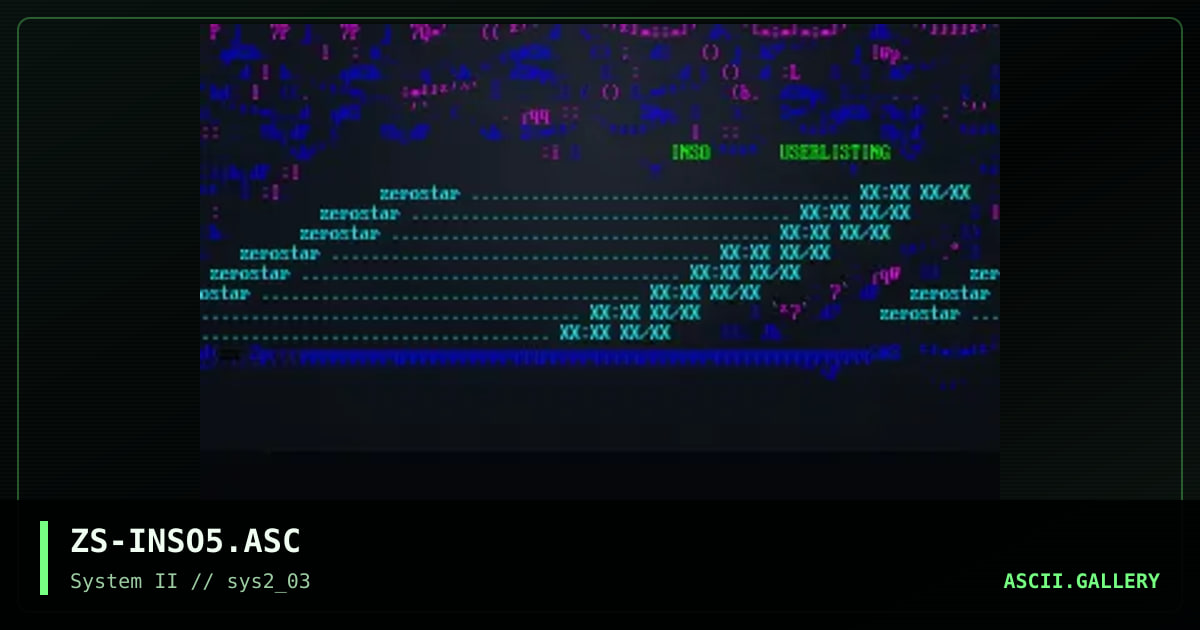 inso menu #5, by zerostar, 2000