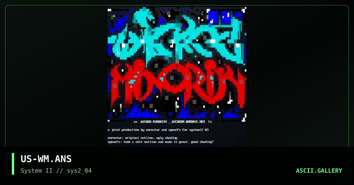 US-WM.ANS, by zerostar, spear, 2000