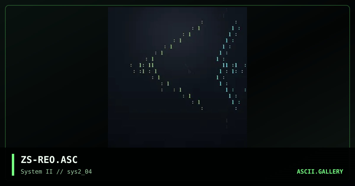 ZS-REO.ASC, by zerostar, 2000