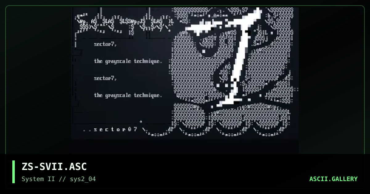 ZS-SVII.ASC, by zerostar, 2000