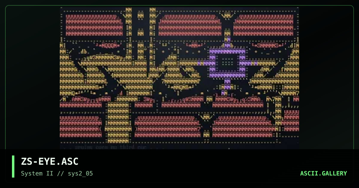 ZS-EYE.ASC, by zerostar, 2000