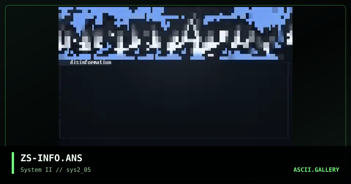 ZS-INFO.ANS, by zerostar, 2000