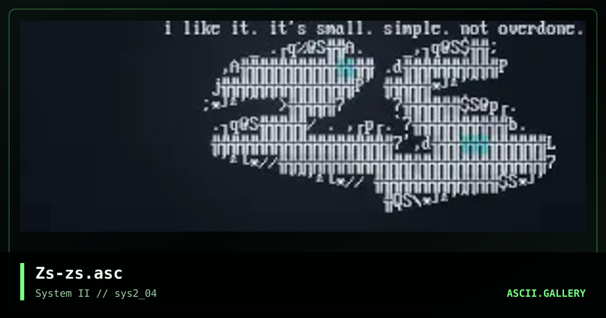 Zs-zs.asc, by zerostar, 2000