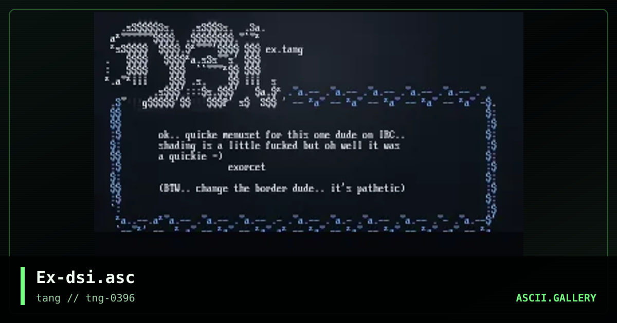 DSI, by exorcet, 1996