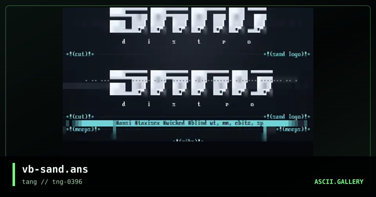 sand, by vibe, 1996