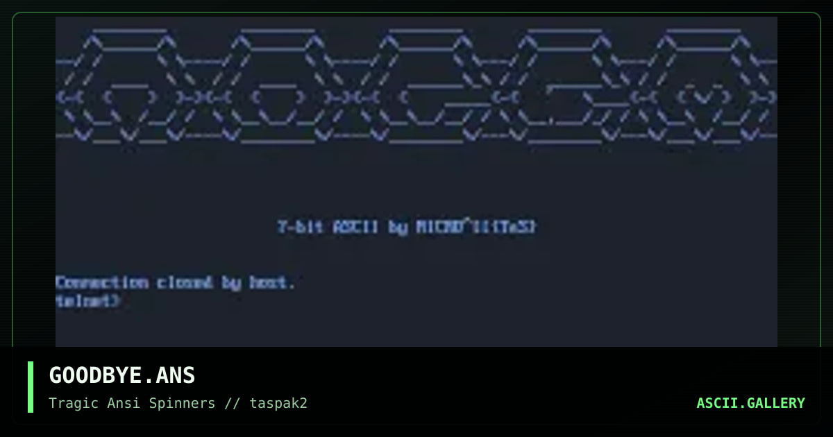 GOODBYE.ANS, by untagged, 1994