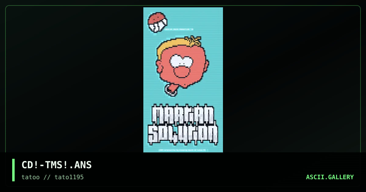 martiansolution, by creeping death, 1995