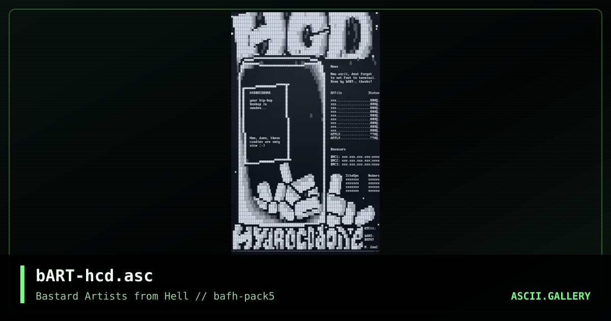 bART-hcd.asc, by bart, 2002