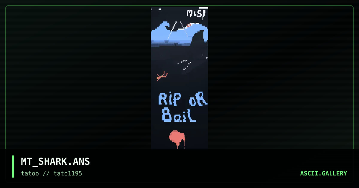 rip or bail, by mist, 1995