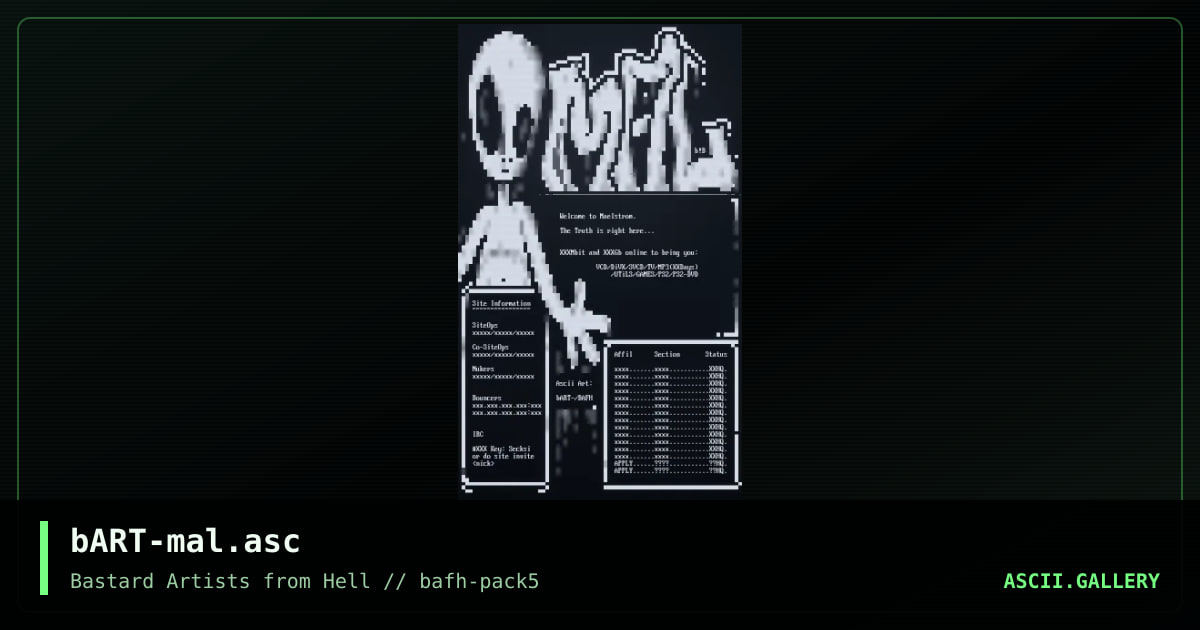 bART-mal.asc, by bart, 2002