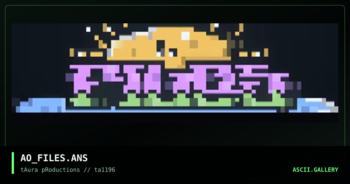 file listing header, by aoh, 1996