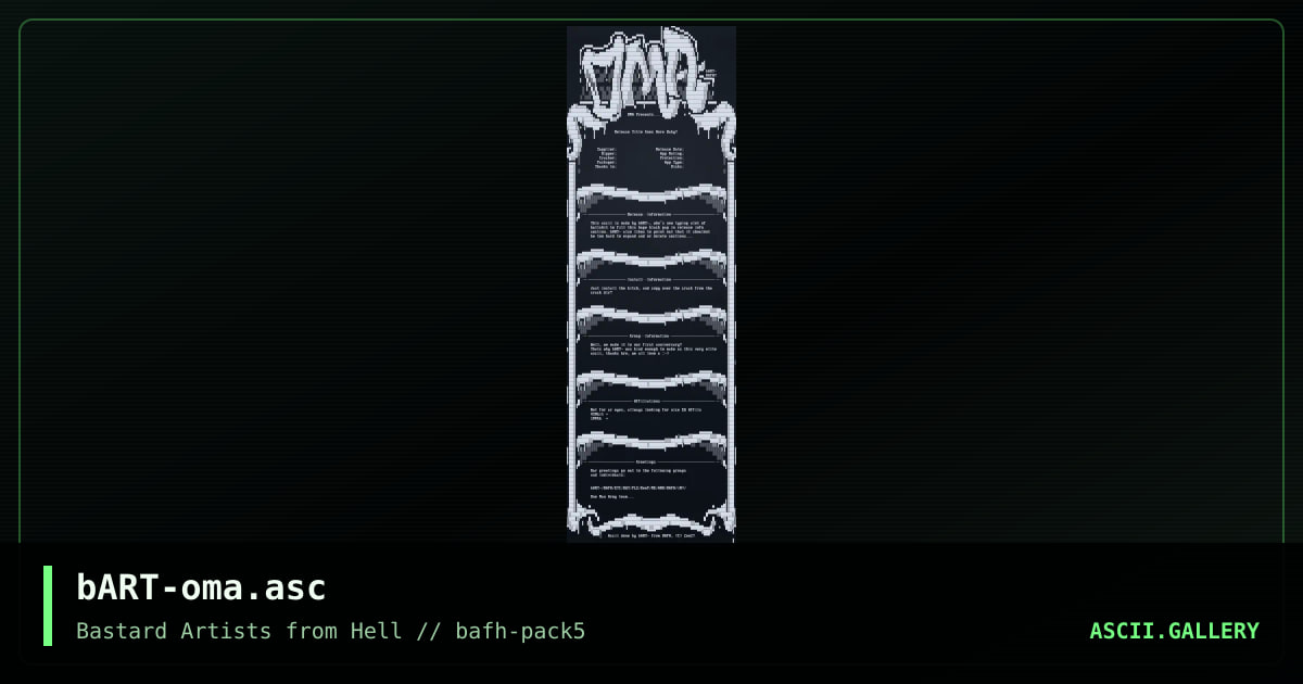 bART-oma.asc, by bart, 2002