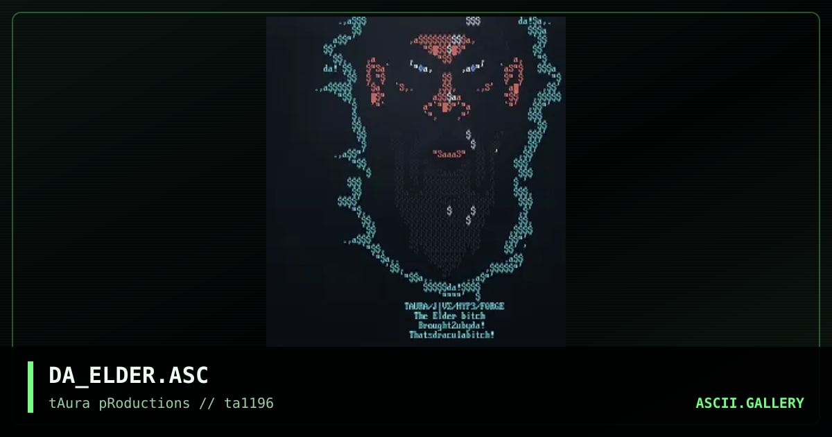 some old guy, by dracula, 1996