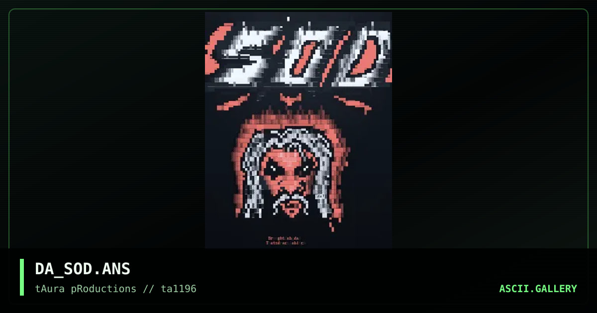 sod logo, by dracula, 1996